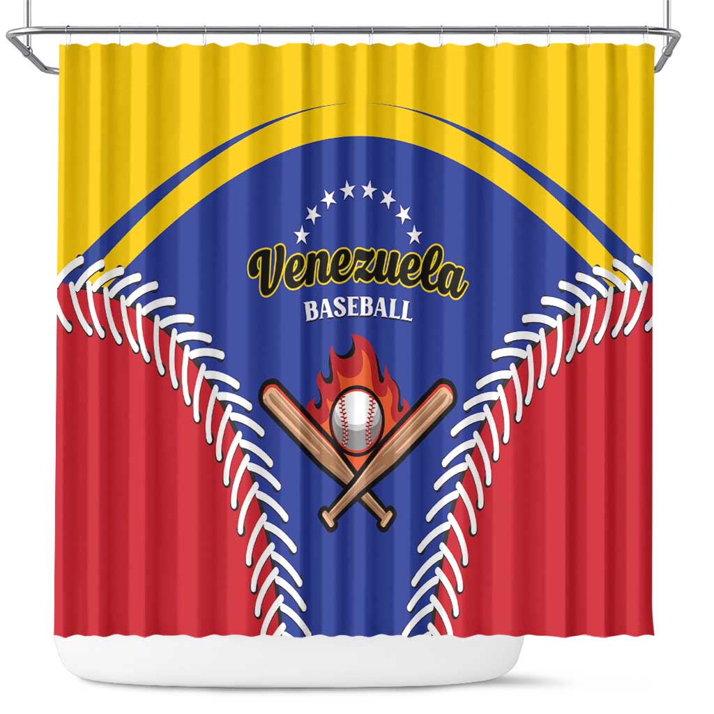 Baseball Venezuela Shower Curtain Team Venezuela Go Champions
