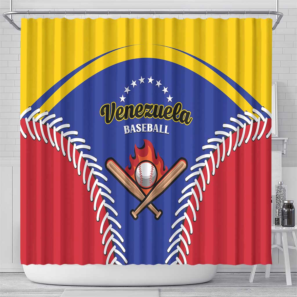 Baseball Venezuela Shower Curtain Team Venezuela Go Champions
