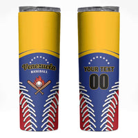 Custom Baseball Venezuela Skinny Tumbler Team Venezuela Go Champions