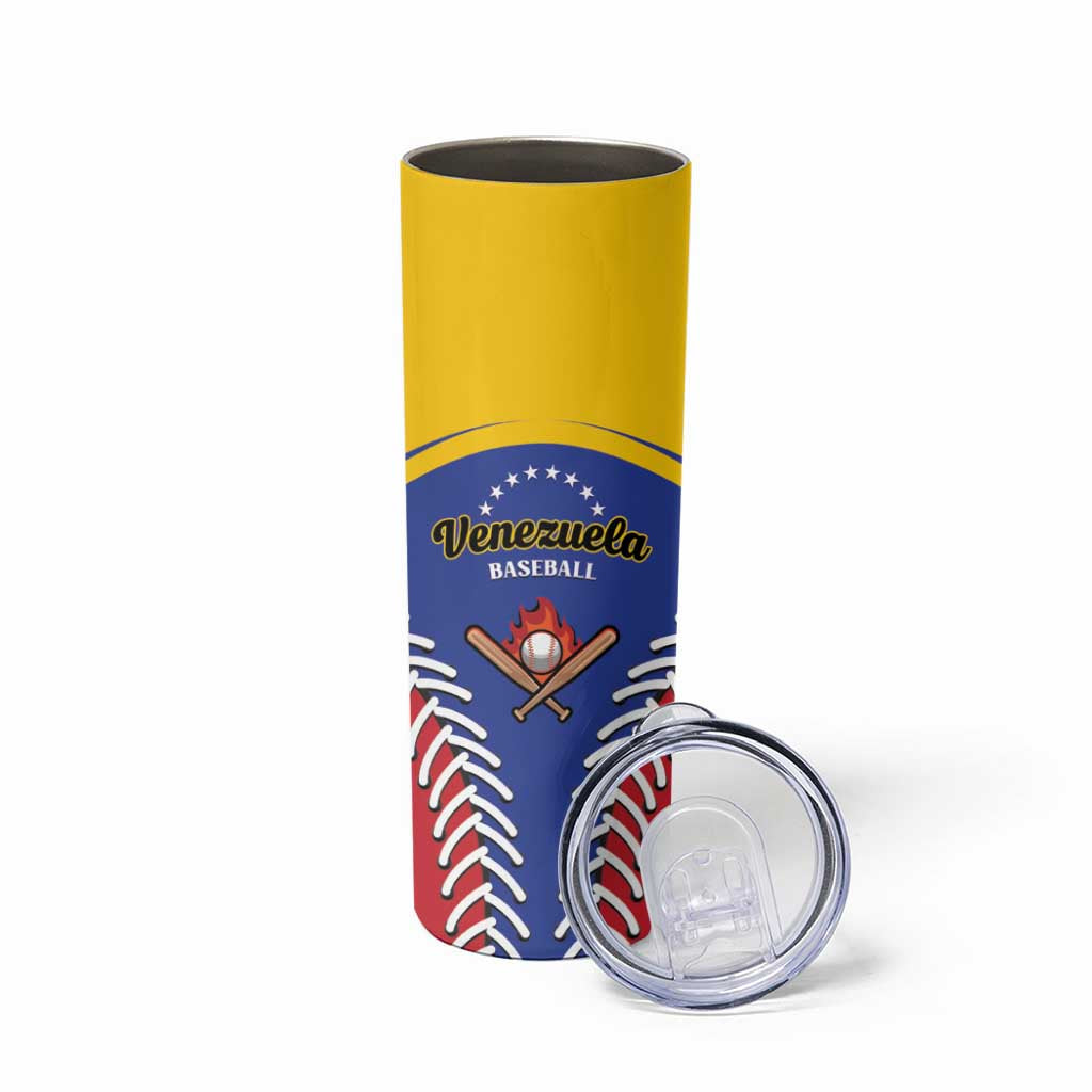 Custom Baseball Venezuela Skinny Tumbler Team Venezuela Go Champions