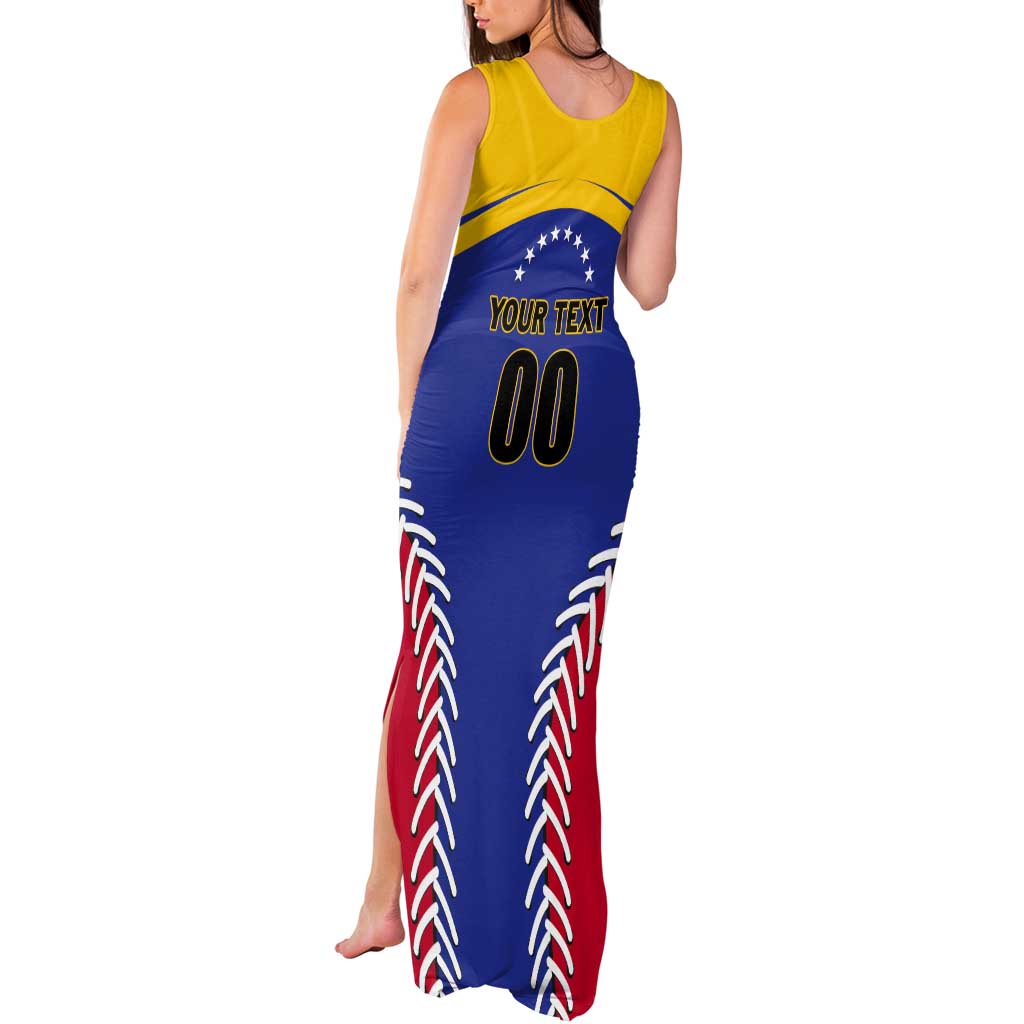 Custom Baseball Venezuela Tank Maxi Dress Team Venezuela Go Champions