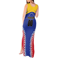 Custom Baseball Venezuela Tank Maxi Dress Team Venezuela Go Champions