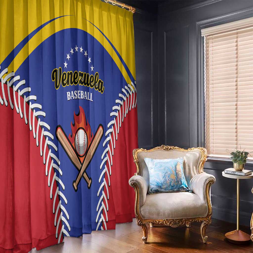 Baseball Venezuela Window Curtain Team Venezuela Go Champions