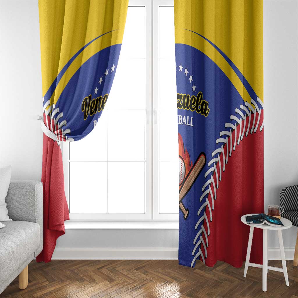 Baseball Venezuela Window Curtain Team Venezuela Go Champions