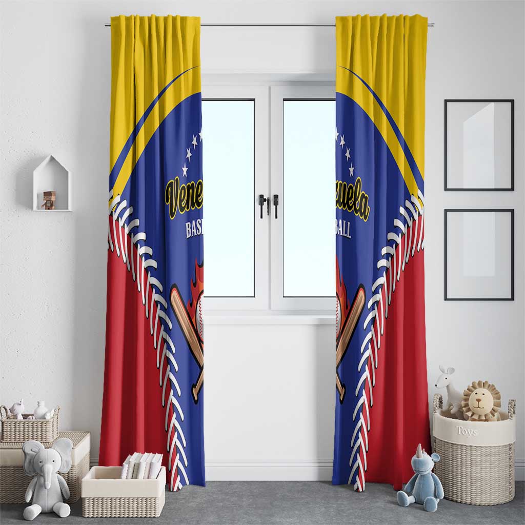Baseball Venezuela Window Curtain Team Venezuela Go Champions