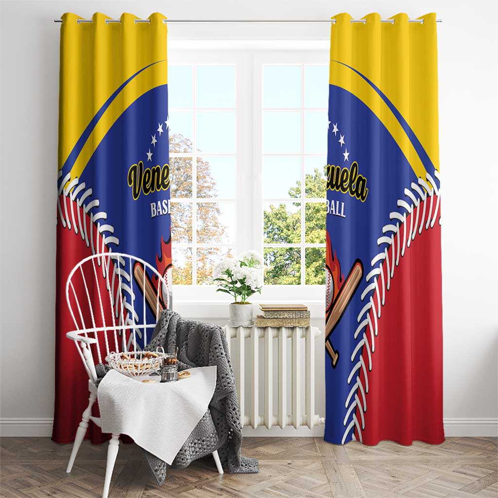 Baseball Venezuela Window Curtain Team Venezuela Go Champions