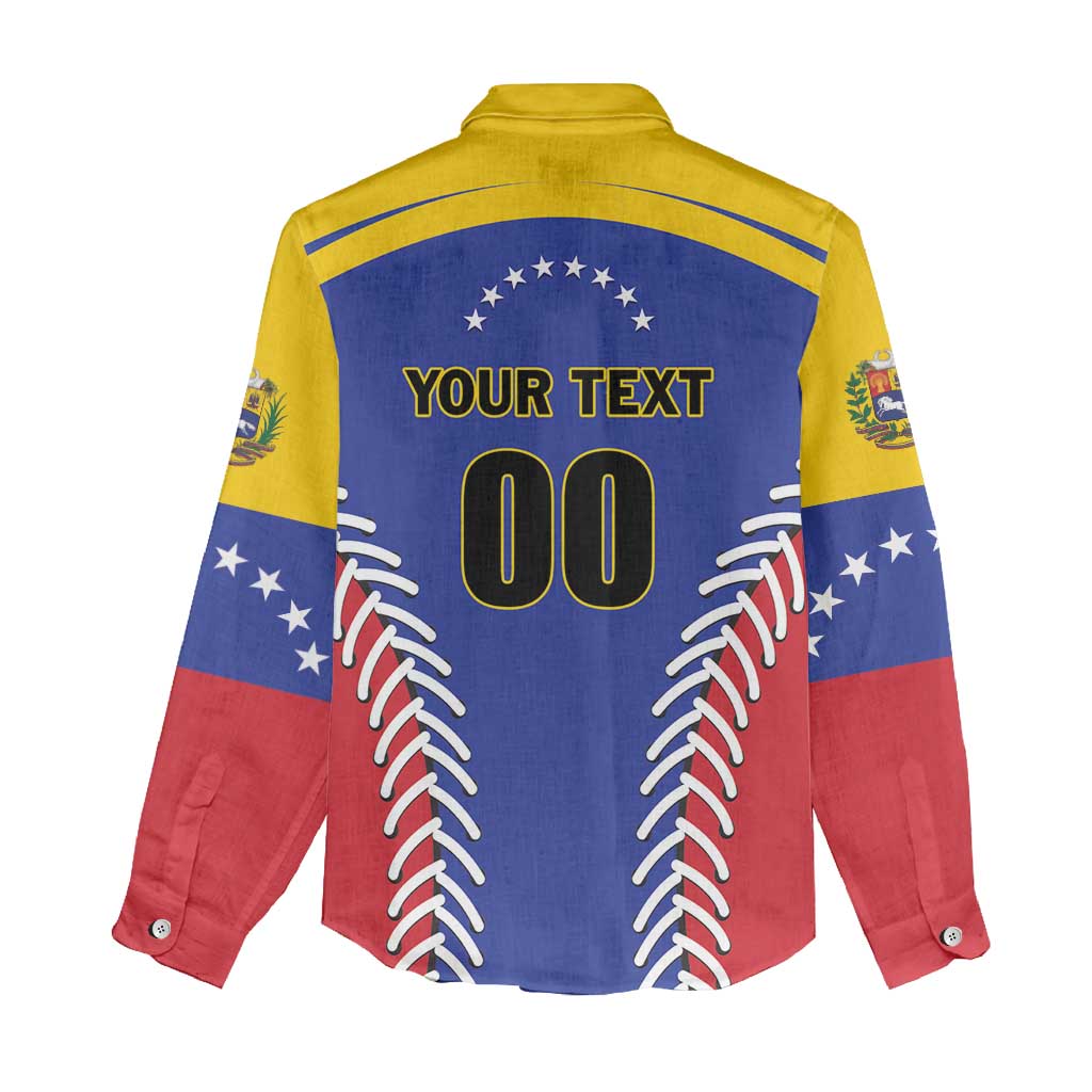 Custom Baseball Venezuela Women Casual Shirt Team Venezuela Go Champions