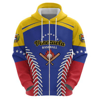 Custom Baseball Venezuela Zip Hoodie Team Venezuela Go Champions