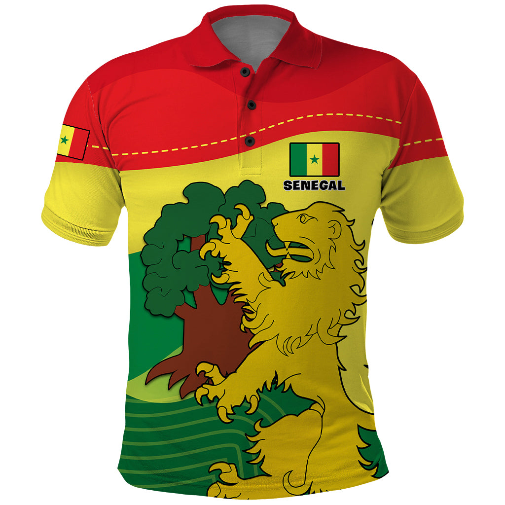 custom-senegal-polo-shirt-bahamian-lion-baobab-flag-style
