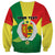 Custom Senegal Sweatshirt Bahamian Lion Baobab Flag Style - Wonder Print Shop
