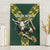 Custom South Africa 2024 Rugby Canvas Wall Art Go Springboks Protea Pattern - Wonder Print Shop