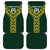 Custom South Africa 2024 Rugby Car Mats Go Springboks Protea Pattern - Wonder Print Shop
