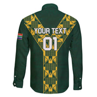 Custom South Africa 2024 Rugby Family Matching Puletasi and Hawaiian Shirt Go Springboks Protea Pattern - Wonder Print Shop