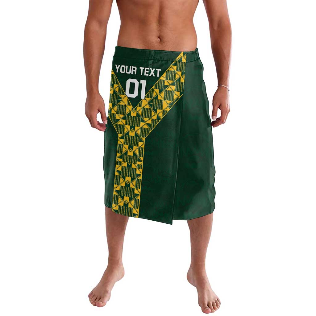 Custom South Africa 2024 Rugby Lavalava Go Springboks Protea Pattern - Wonder Print Shop