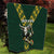 Custom South Africa 2024 Rugby Quilt Go Springboks Protea Pattern - Wonder Print Shop