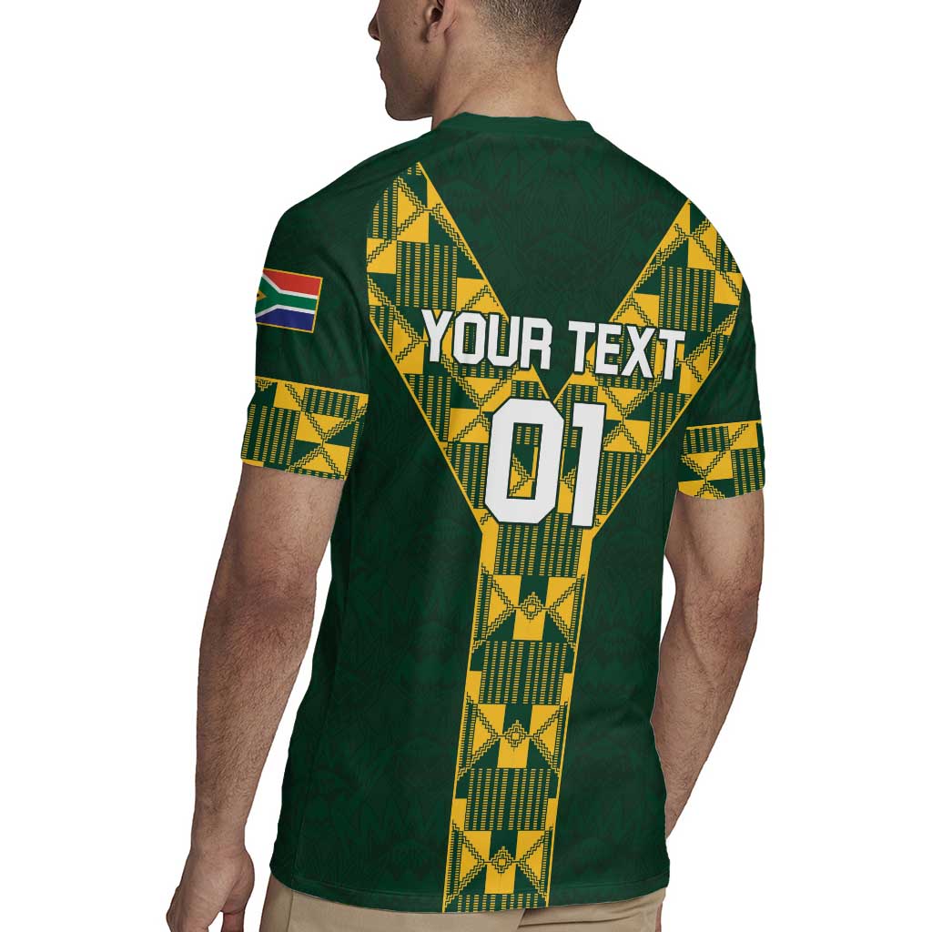 Custom South Africa 2024 Rugby Rugby Jersey Go Springboks Protea Pattern - Wonder Print Shop