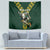 Custom South Africa 2024 Rugby Tapestry Go Springboks Protea Pattern - Wonder Print Shop