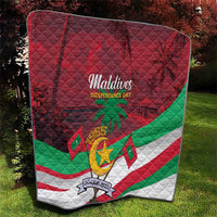 Personalized Maldives Independence Day 1965 Quilt Dhivehi Raajjeyge Jumhooriyyaa - Wonder Print Shop