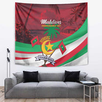 Personalized Maldives Independence Day 1965 Tapestry Dhivehi Raajjeyge Jumhooriyyaa - Wonder Print Shop