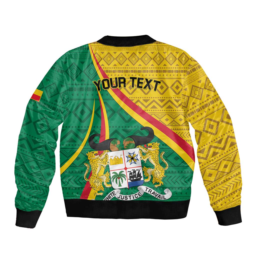 Personalized Benin Independence Day 1960 Bomber Jacket Fraternite Justice Travail - Wonder Print Shop