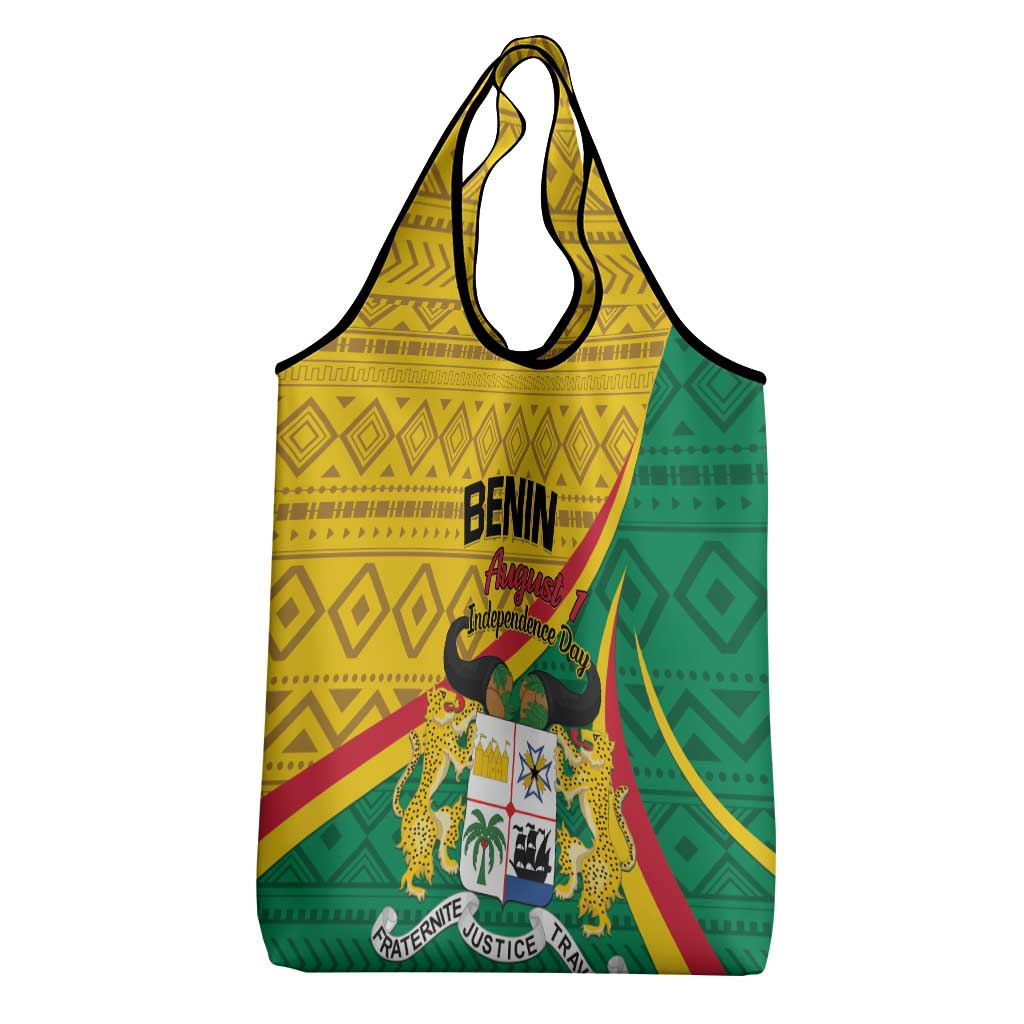 Benin Independence Day 1960 Grocery Bag Fraternite Justice Travail