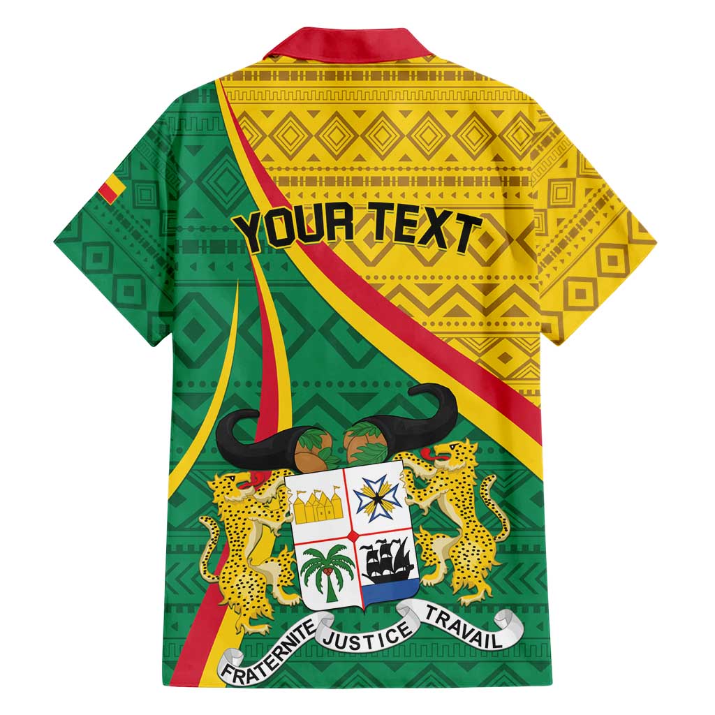 Personalized Benin Independence Day 1960 Hawaiian Shirt Fraternite Justice Travail - Wonder Print Shop