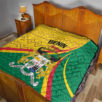 Personalized Benin Independence Day 1960 Quilt Fraternite Justice Travail - Wonder Print Shop