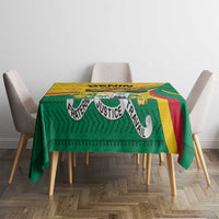 Personalized Benin Independence Day 1960 Tablecloth Fraternite Justice Travail - Wonder Print Shop