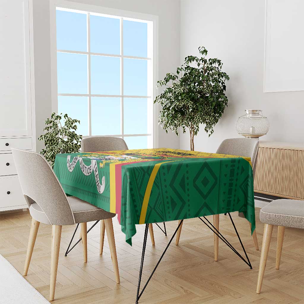 Personalized Benin Independence Day 1960 Tablecloth Fraternite Justice Travail - Wonder Print Shop