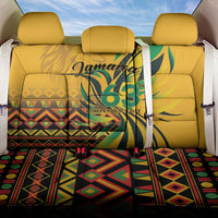 Jamaica Independence Day 1962 Back Car Seat Cover Jumieka Streamertail Reggae Pattern