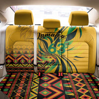 Jamaica Independence Day 1962 Back Car Seat Cover Jumieka Streamertail Reggae Pattern