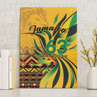 Jamaica Independence Day 1962 Canvas Wall Art Jumieka Streamertail Reggae Pattern