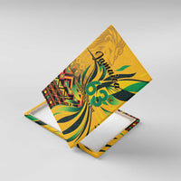 Jamaica Independence Day 1962 Canvas Wall Art Jumieka Streamertail Reggae Pattern