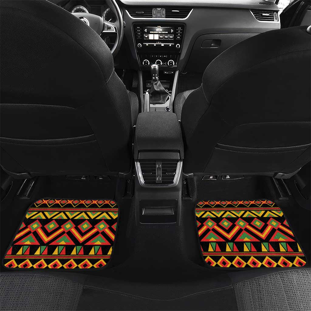 Jamaica Independence Day 1962 Car Mats Jumieka Streamertail Reggae Pattern
