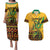 Personalized Jamaica Independence Day 1962 Couples Matching Puletasi and Hawaiian Shirt Jumieka Streamertail Reggae Pattern