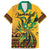 Personalized Jamaica Independence Day 1962 Family Matching Off The Shoulder Long Sleeve Dress and Hawaiian Shirt Jumieka Streamertail Reggae Pattern