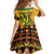 Personalized Jamaica Independence Day 1962 Family Matching Off Shoulder Short Dress and Hawaiian Shirt Jumieka Streamertail Reggae Pattern