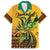 Personalized Jamaica Independence Day 1962 Family Matching Off Shoulder Short Dress and Hawaiian Shirt Jumieka Streamertail Reggae Pattern