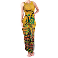 Personalized Jamaica Independence Day 1962 Family Matching Tank Maxi Dress and Hawaiian Shirt Jumieka Streamertail Reggae Pattern