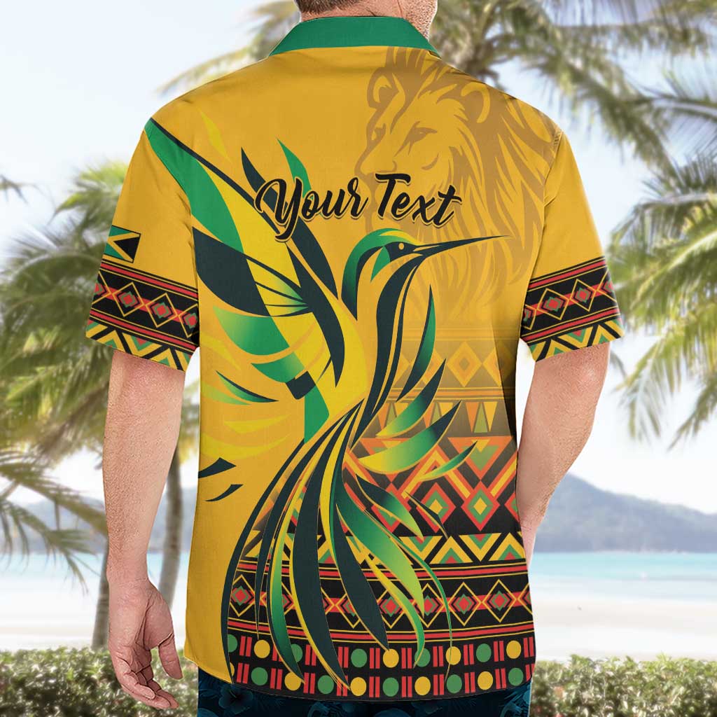 Personalized Jamaica Independence Day 1962 Hawaiian Shirt Jumieka Streamertail Reggae Pattern