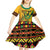 Personalized Jamaica Independence Day 1962 Kid Short Sleeve Dress Jumieka Streamertail Reggae Pattern