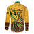 Personalized Jamaica Independence Day 1962 Long Sleeve Button Shirt Jumieka Streamertail Reggae Pattern