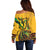 Personalized Jamaica Independence Day 1962 Off Shoulder Sweater Jumieka Streamertail Reggae Pattern