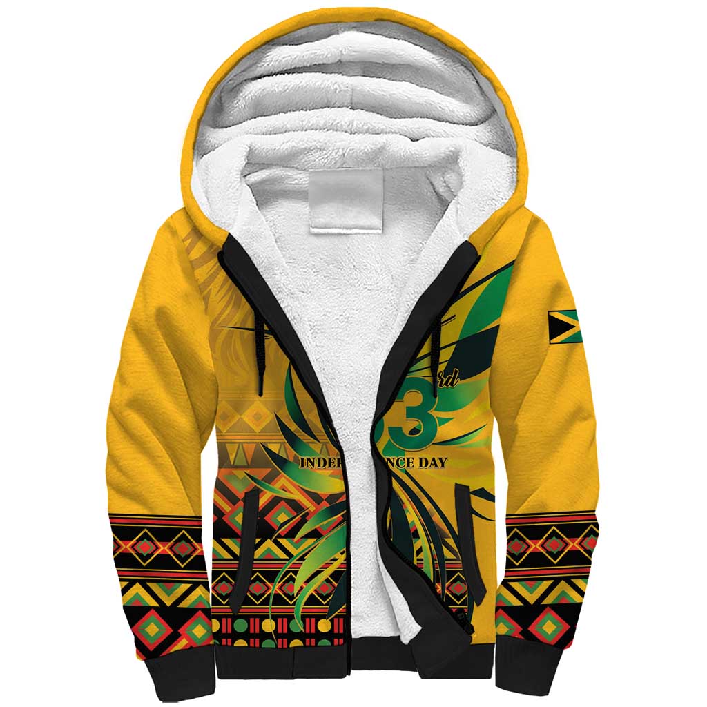 Personalized Jamaica Independence Day 1962 Sherpa Hoodie Jumieka Streamertail Reggae Pattern