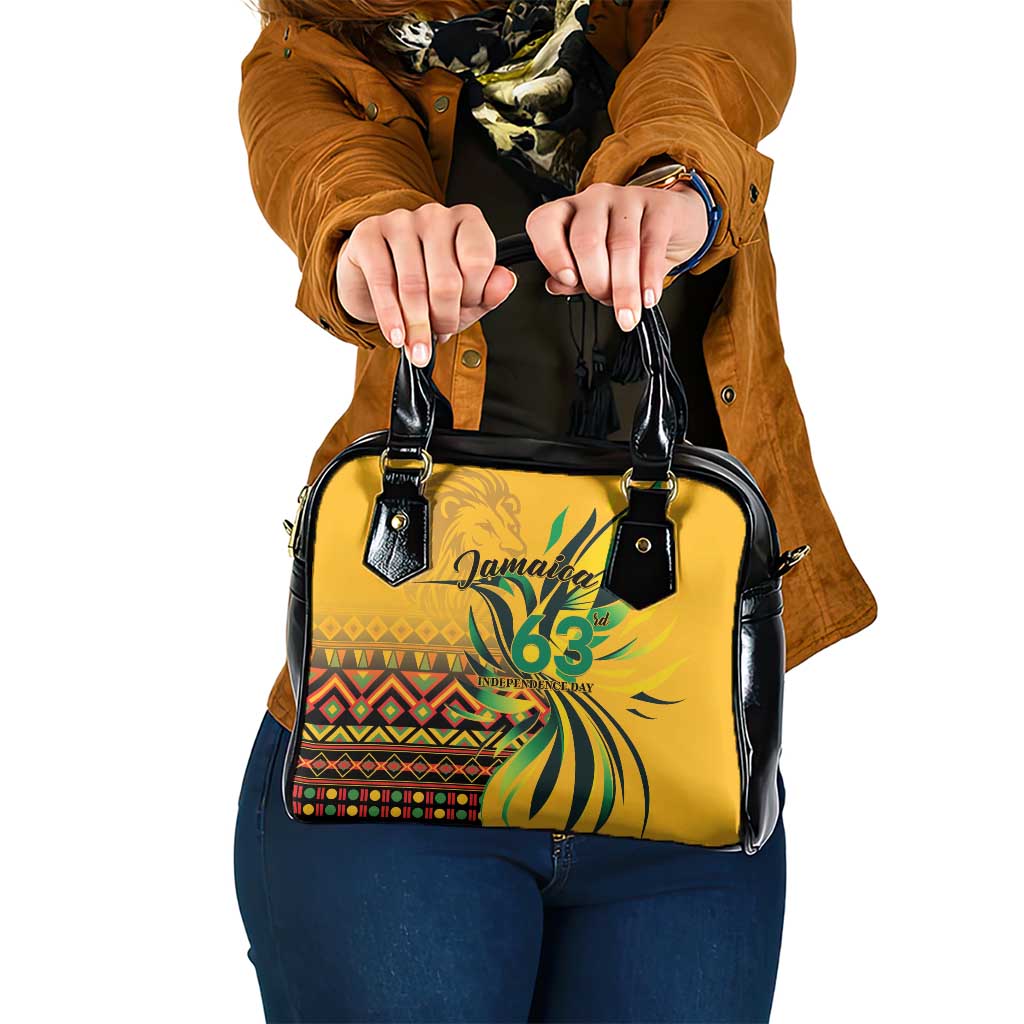 Jamaica Independence Day 1962 Shoulder Handbag Jumieka Streamertail Reggae Pattern