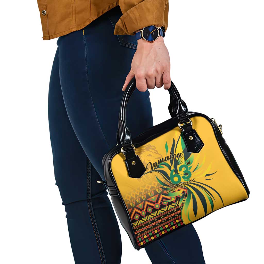 Jamaica Independence Day 1962 Shoulder Handbag Jumieka Streamertail Reggae Pattern