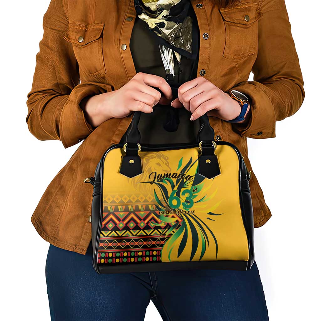 Jamaica Independence Day 1962 Shoulder Handbag Jumieka Streamertail Reggae Pattern