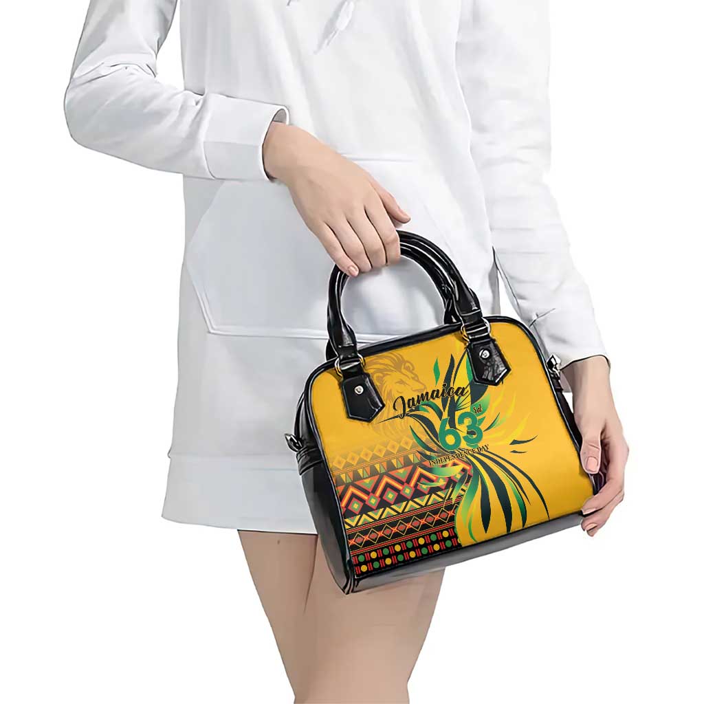 Jamaica Independence Day 1962 Shoulder Handbag Jumieka Streamertail Reggae Pattern