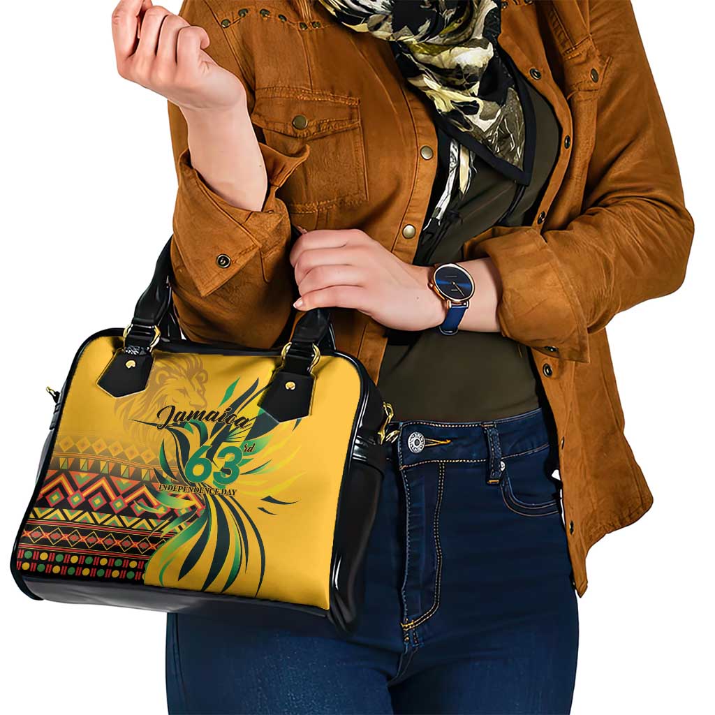 Jamaica Independence Day 1962 Shoulder Handbag Jumieka Streamertail Reggae Pattern