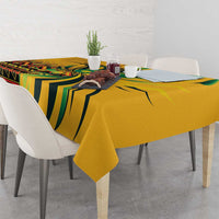 Jamaica Independence Day 1962 Tablecloth Jumieka Streamertail Reggae Pattern